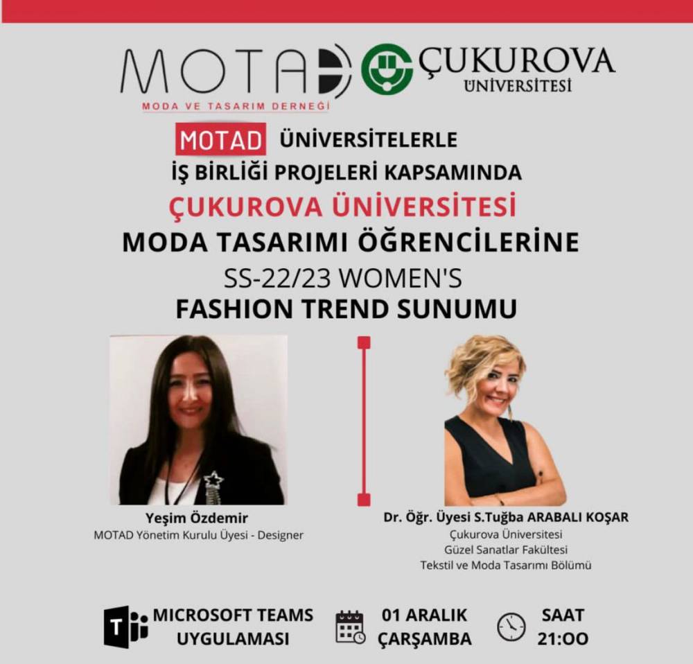 MOTAD MODA VE TASARIM DERNEĞİ-SS-22/23 WOMEN'S  FASHION TREND SUNUMU