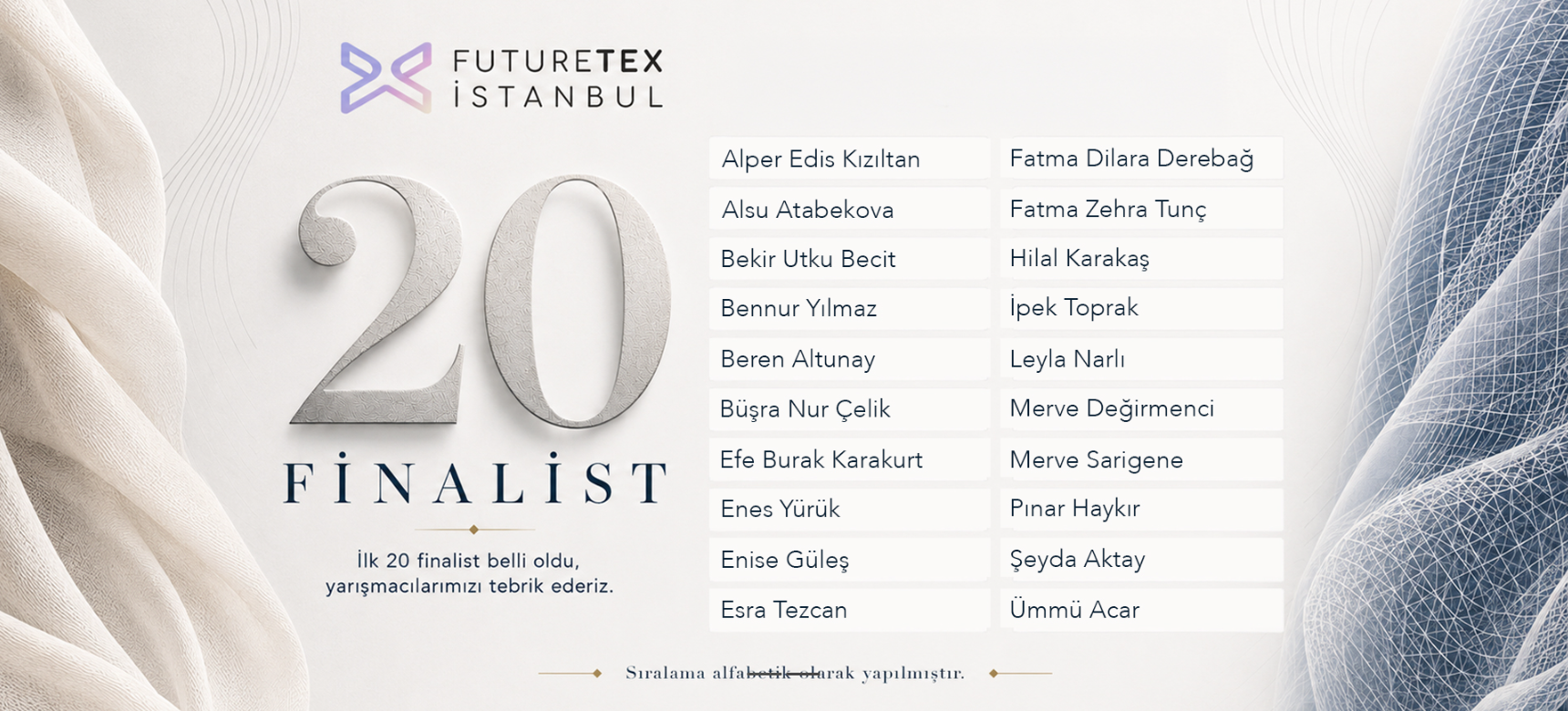 Tekstil ve Moda Tasarımı Bölümü Mezun Öğrencimiz Merve Sarıgene ve Çukurova Üniversitesi Sosyal Bilimler Enstitüsü Tekstil ve Moda Tasarım Anasanat Dalı Yüksek Lisans Öğrencimiz Esra Tezcan' ın Büyük Başarısı