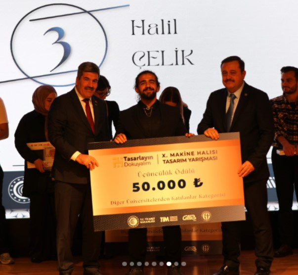 2024, Güneydoğu Anadolu Halı İhracatçıları Birliği-Tasarlayın Dokuyalım X. Makine Halısı Tasarım Yarışma Başarısı